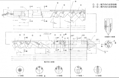 図３　探査プローブの設計図 [1]