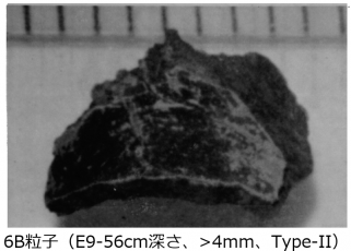 図２(k)　6B粒子の外観
