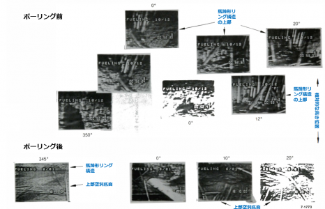 図７(f)　炉心北側（335~25°）の馬蹄形リング構造の様子 [5]