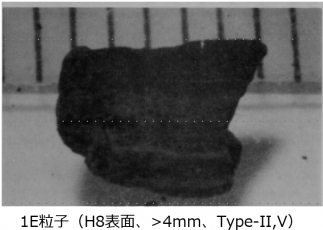 図２(c)　1E粒子の外観