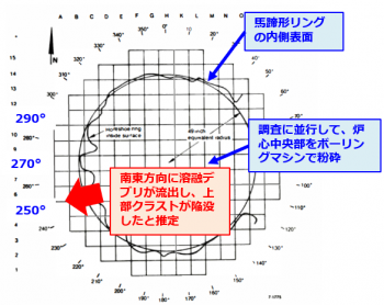 図21　馬蹄形リング構造の模式図（炉心上部から見た様子）[19]