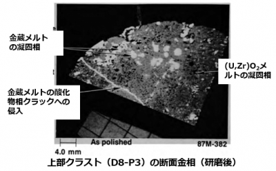 図27　上部クラストサンプルの断面金相[13]