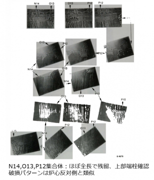 図２(b)　Plate-2部位の周辺燃料集合体の状態[5]