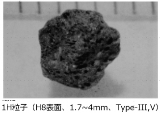 図２(d)　1H粒子の外観