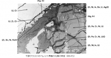 図８(d) 下部クラストサンプルの拡大金相写真（金属溶融凝固物と酸化Zry被覆管の界面）（D8-P2）[2]