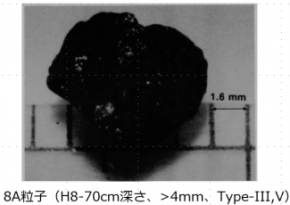 図２(s)　8A粒子の外観