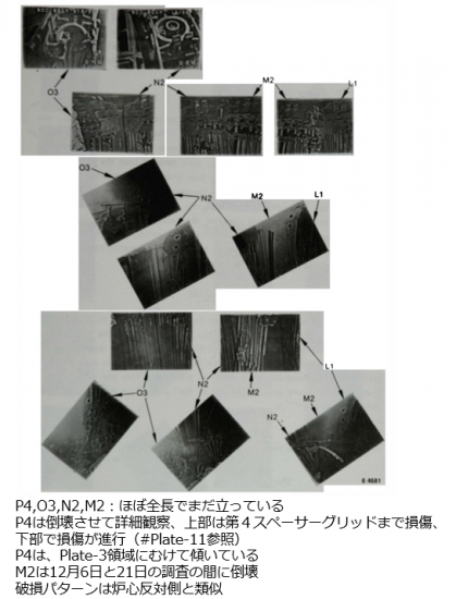 図２(d)　Plate-4部位の周辺燃料集合体の状態[5]