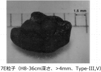 図２(r)　7E粒子の外観